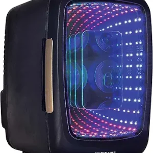 Frigidaire EFMIS179 Gaming Light Up Mini Beverage Refrigerator, Stealth
