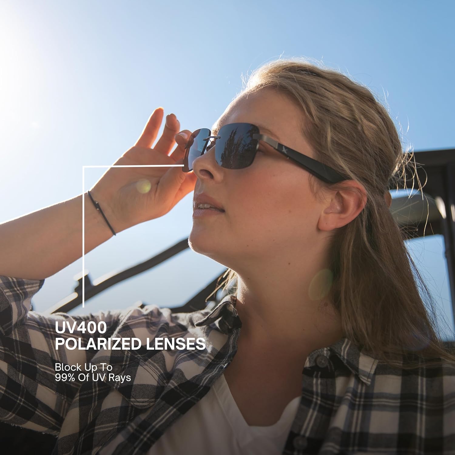 Eddie Bauer Smart Glasses for Men Bluetooth Smart Glasses with UV400 Polarized Lenses, Open Ear Speakers & Microphone Horizon (Standard) - Image 5