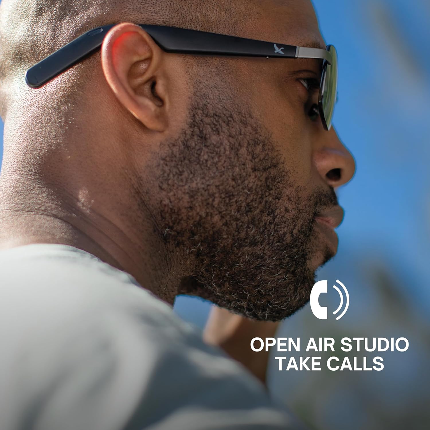 Eddie Bauer Smart Glasses for Men Bluetooth Smart Glasses with UV400 Polarized Lenses, Open Ear Speakers & Microphone Horizon (Standard) - Image 6