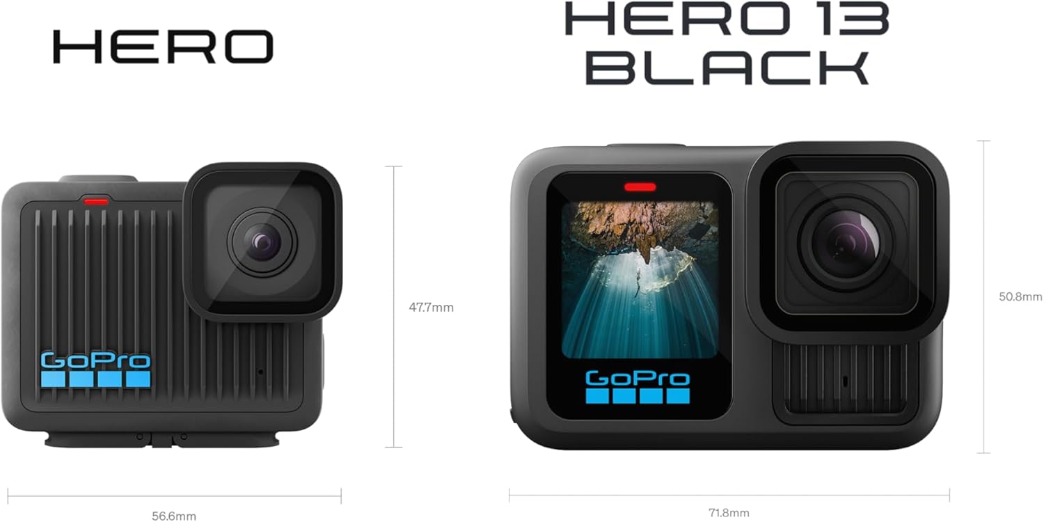 GoPro Hero - Compact Waterproof Action Camera with 4K Ultra HD Video, 12MP Photo, Touch Screen - Image 2