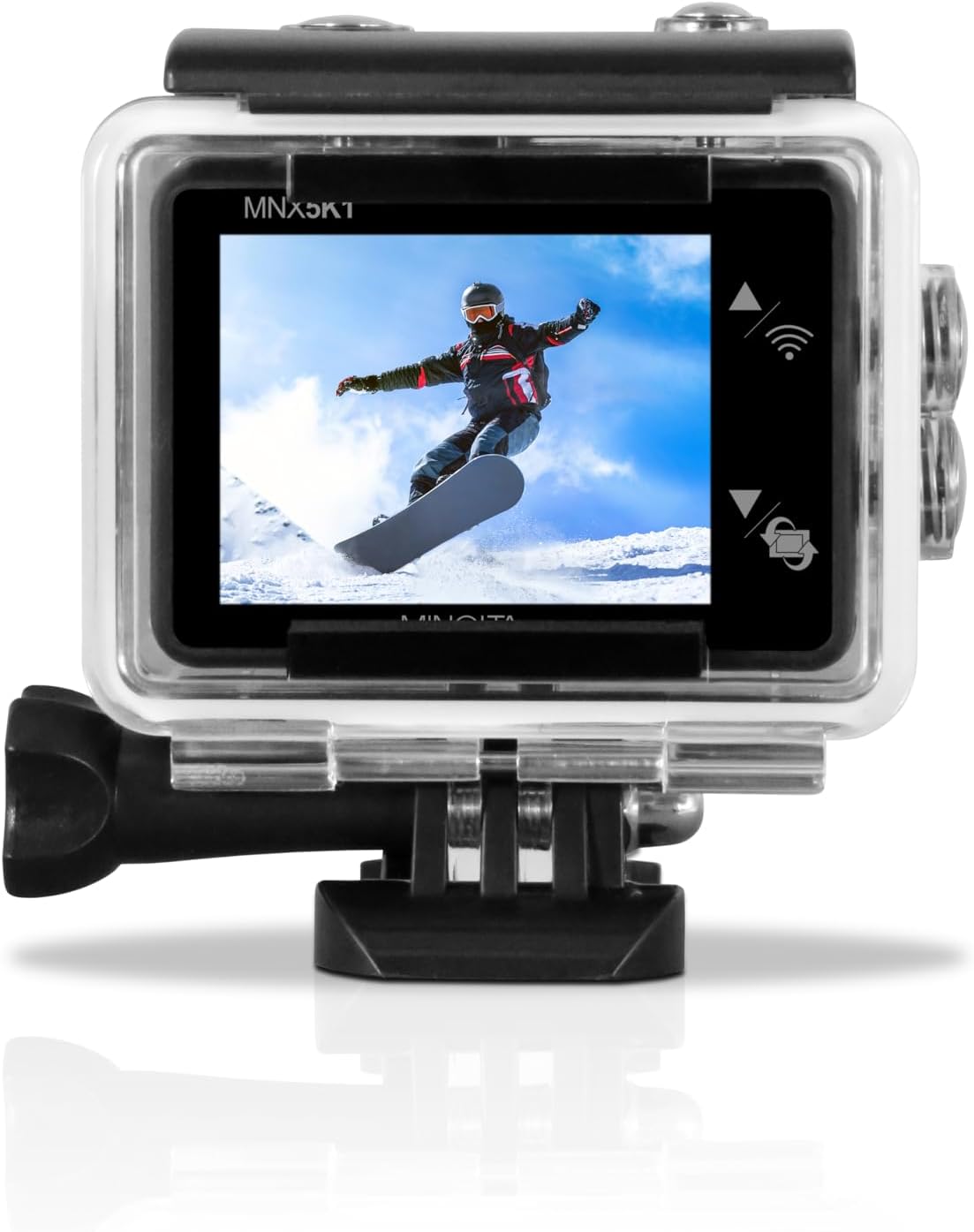 Minolta MNX5K1 5K Ultra HD / 24 MP Action Camera Kit with Waterproof Case - Image 4